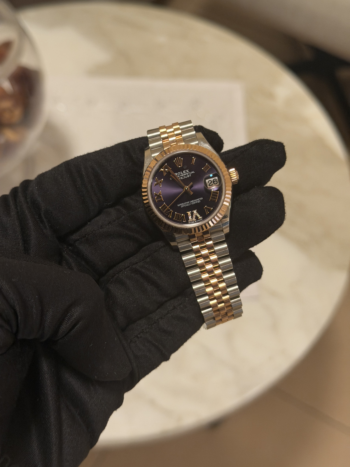 Rolex DateJust Aubergine VI Diamonds 2025 31MM