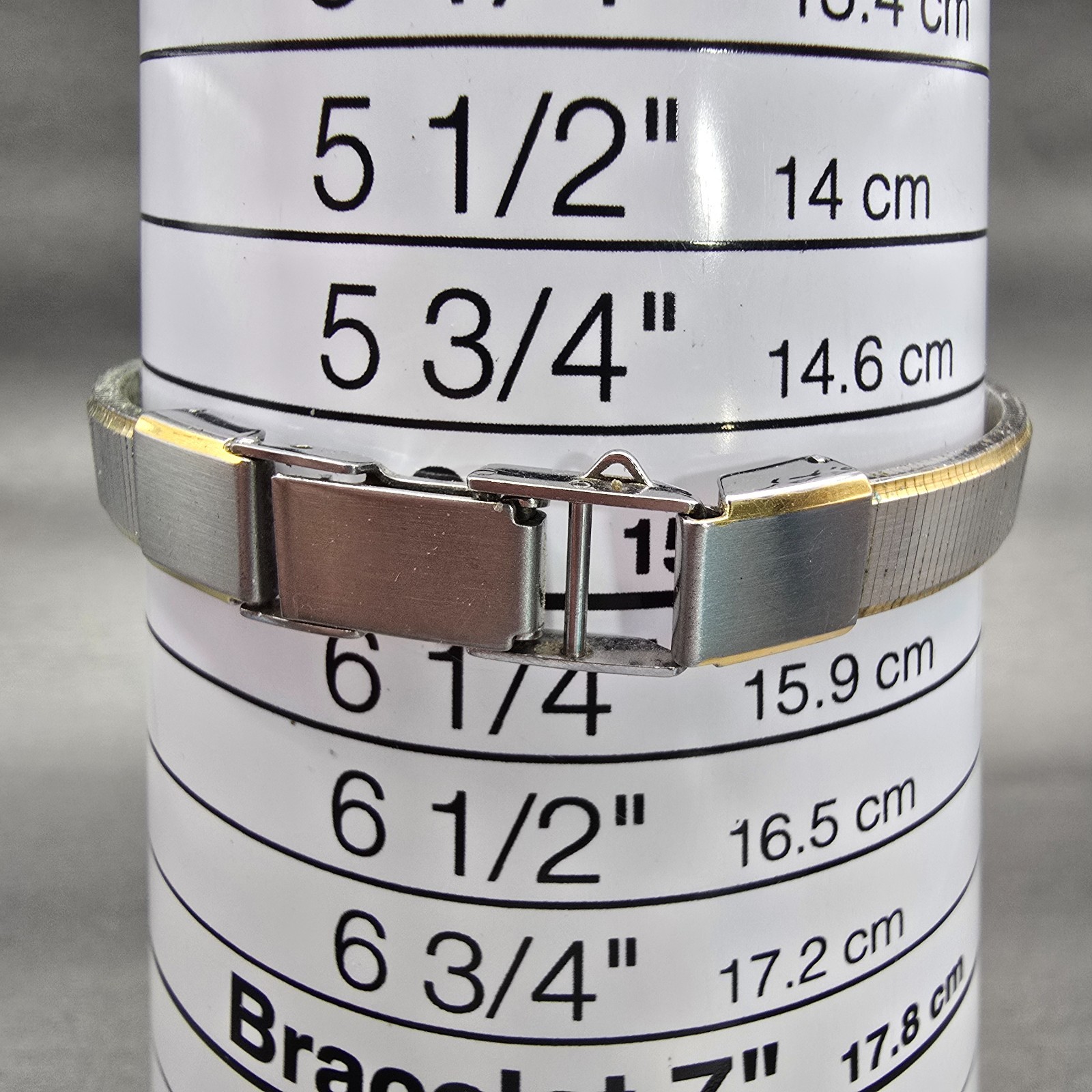Seiko Watch Women 13mm Silver Dial Two Tone Rectangle 2E20-5139 New Battery VTG
