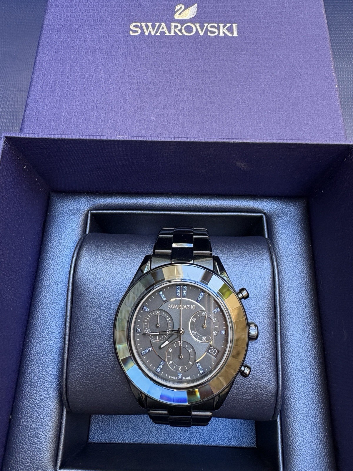 Swarovski Octea Lux Sports Watch Blue *PLEASE SEE DESCRIPTION*