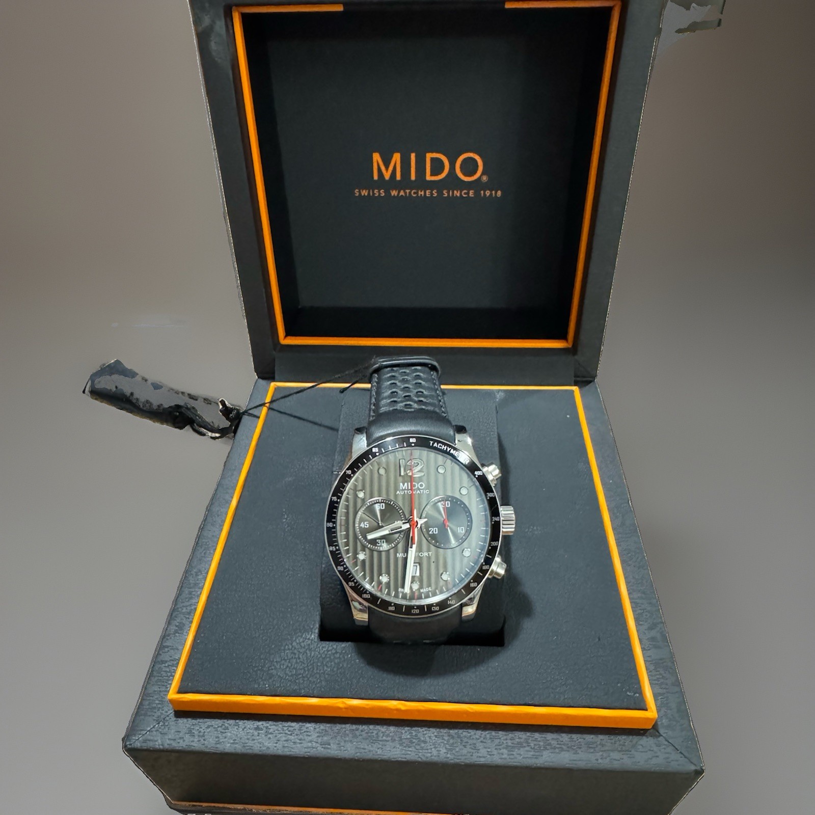New Mido Multifort Chronograph – Unworn in Original Box PLEASE READ DESCRIPTION.