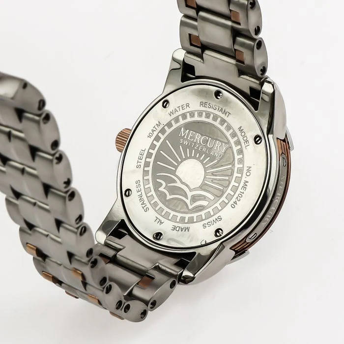 MERCURY – Swiss Made Watch – ME10240-SR-4 Quartz 38.5mm ME10240 100m (10 ATM,