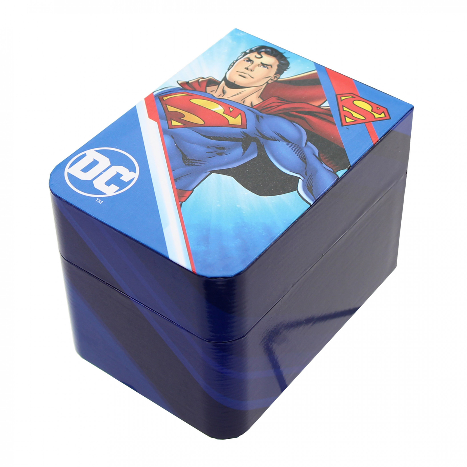 Superman Classic Logo Silver Analog Watch with Metal Band Silver