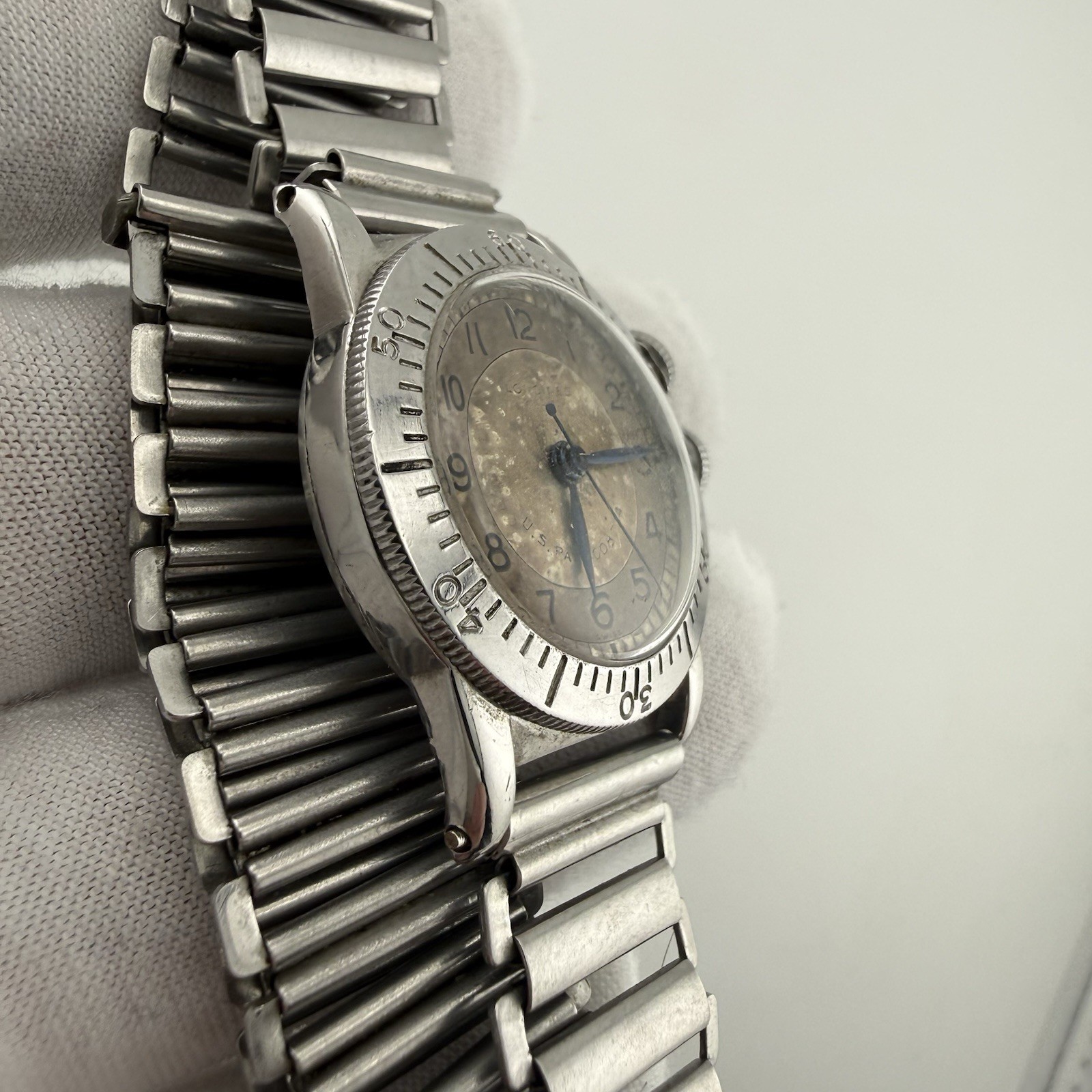 Vintage 1940’s Longines Weems Pilots Mechanical Watch – Working