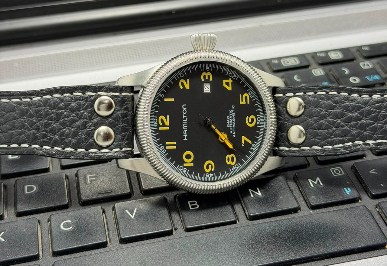 Hamilton Khaki Payoneer Black Dail Automatic Man’s Watch