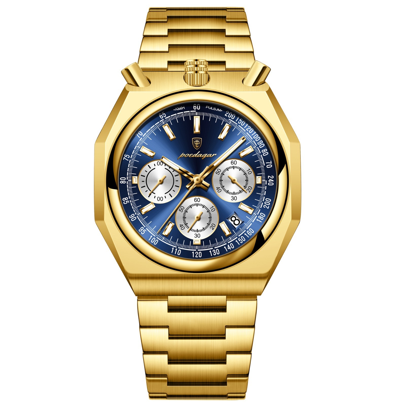 SYNOKE Men’s Sport Watch Large Display Alloy Waterproof Design
