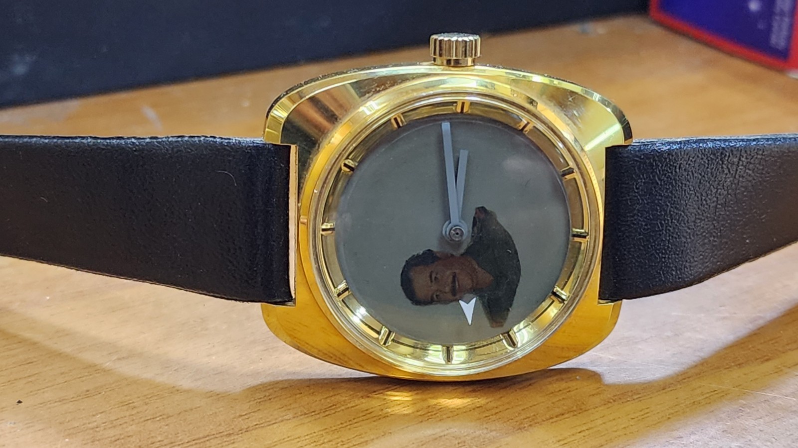 Rare Swiss Mystery Saddam Iraq Logo 35mm Manual Watch