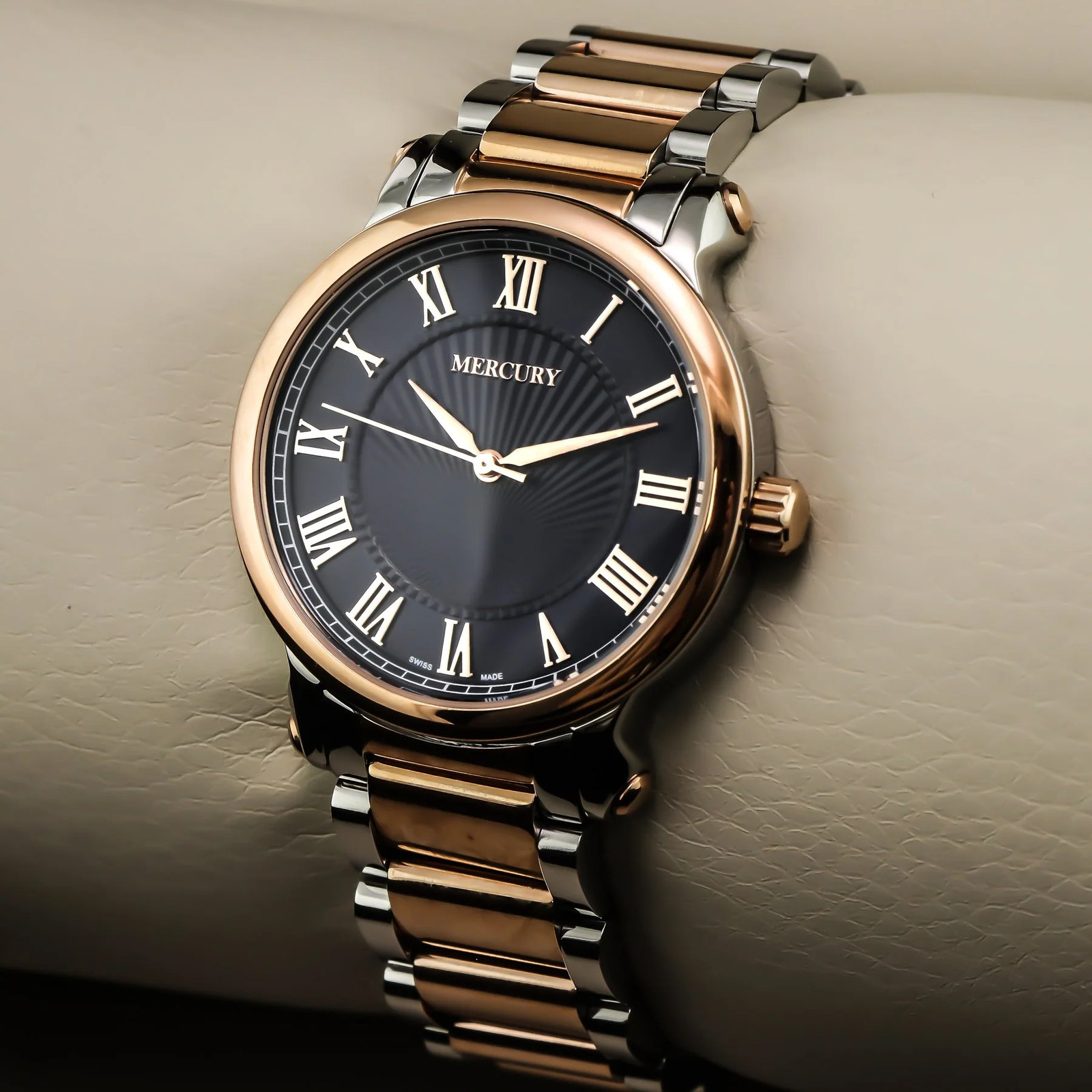 Mercury – Swiss Watch – ME385-SR-9 Swiss Quartz 36 mm ME385 50m (5 ATM, 169