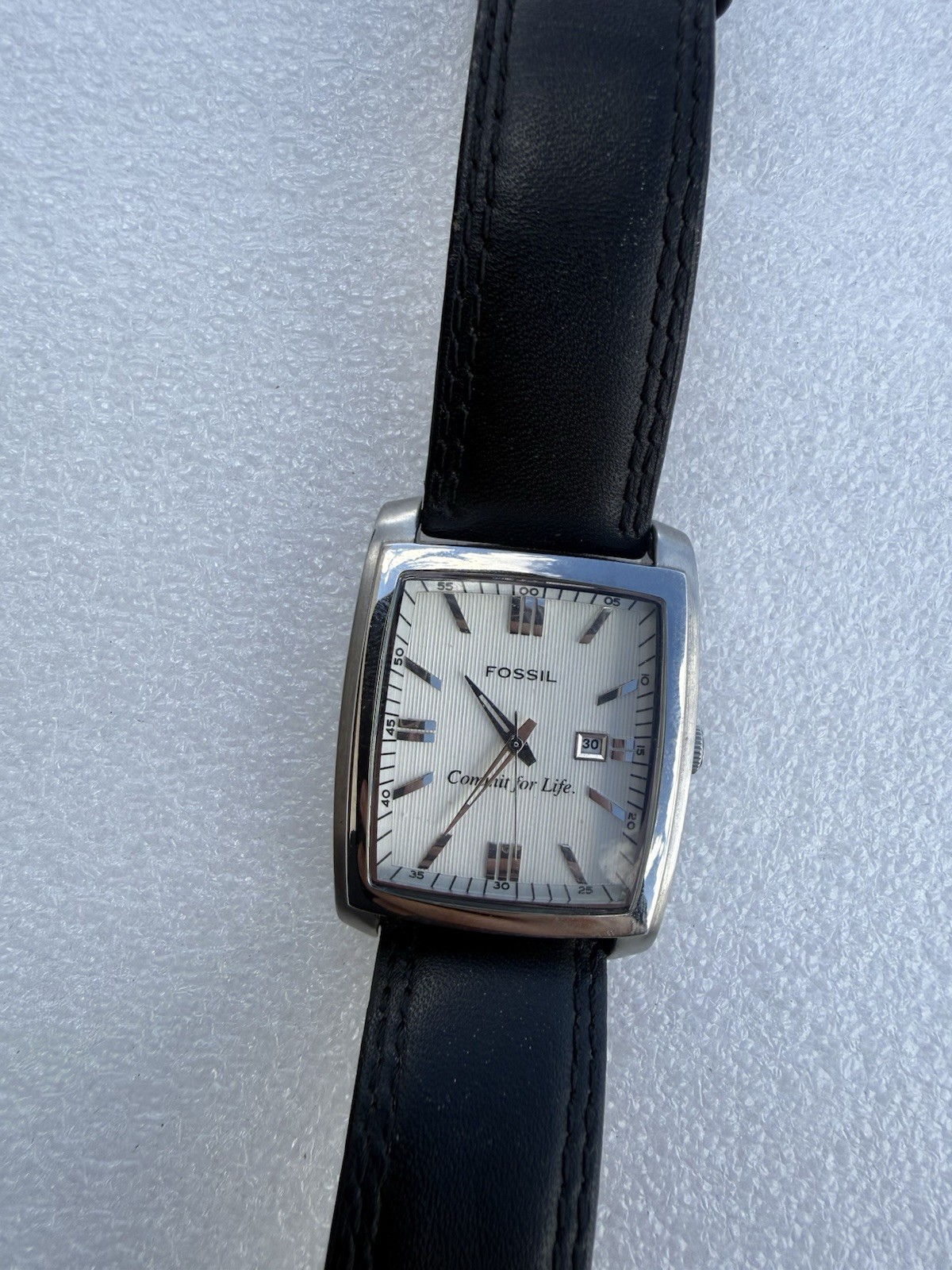 Square Fossils Dress Watch