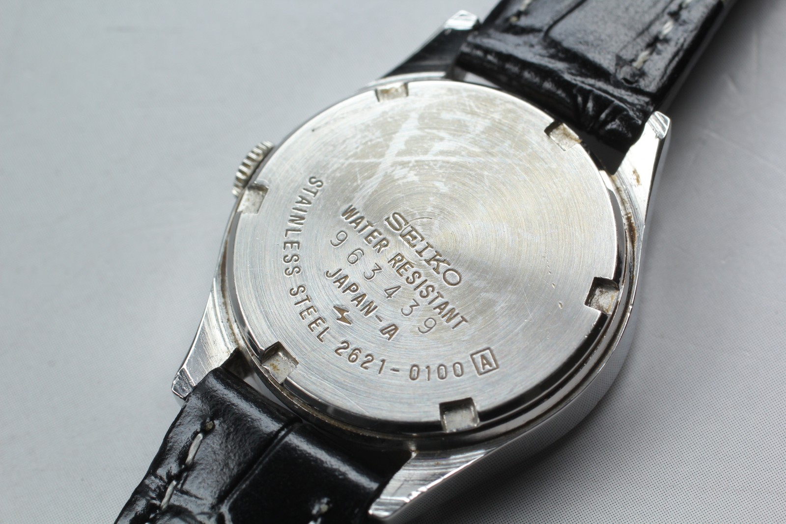 Vintage 1989 [Exc+5] Seiko 2621-0100 Silver Round 24mm Quartz Ladies Watch JAPAN