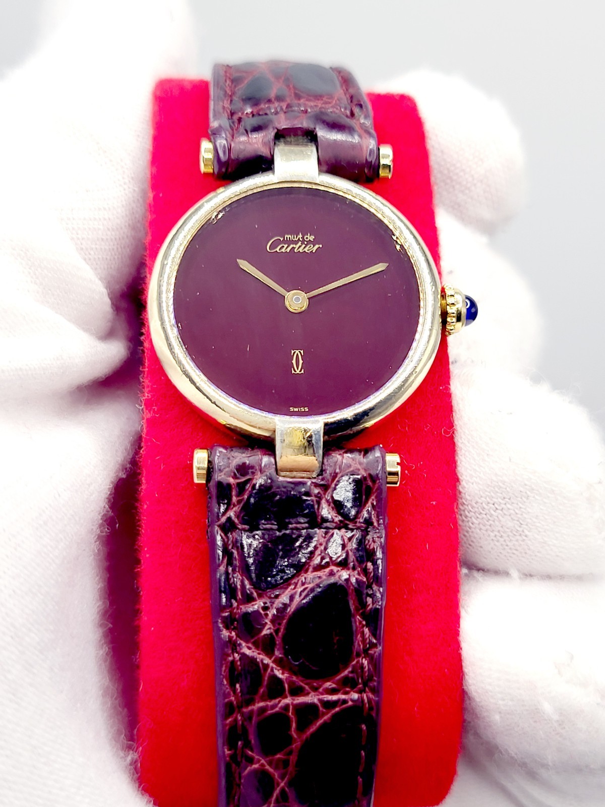 [N.MINT] 24mm Cartier Must de Cartier Swiss Vendome Vermeil Women’s Watch