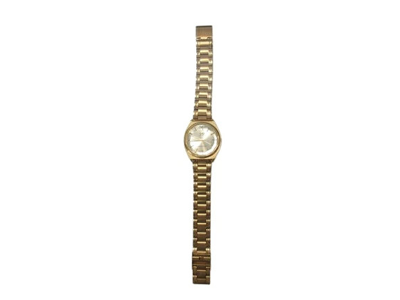 [A1R] Citizen Q and Q Gold Color Stainless Band Men Watch [f8w]