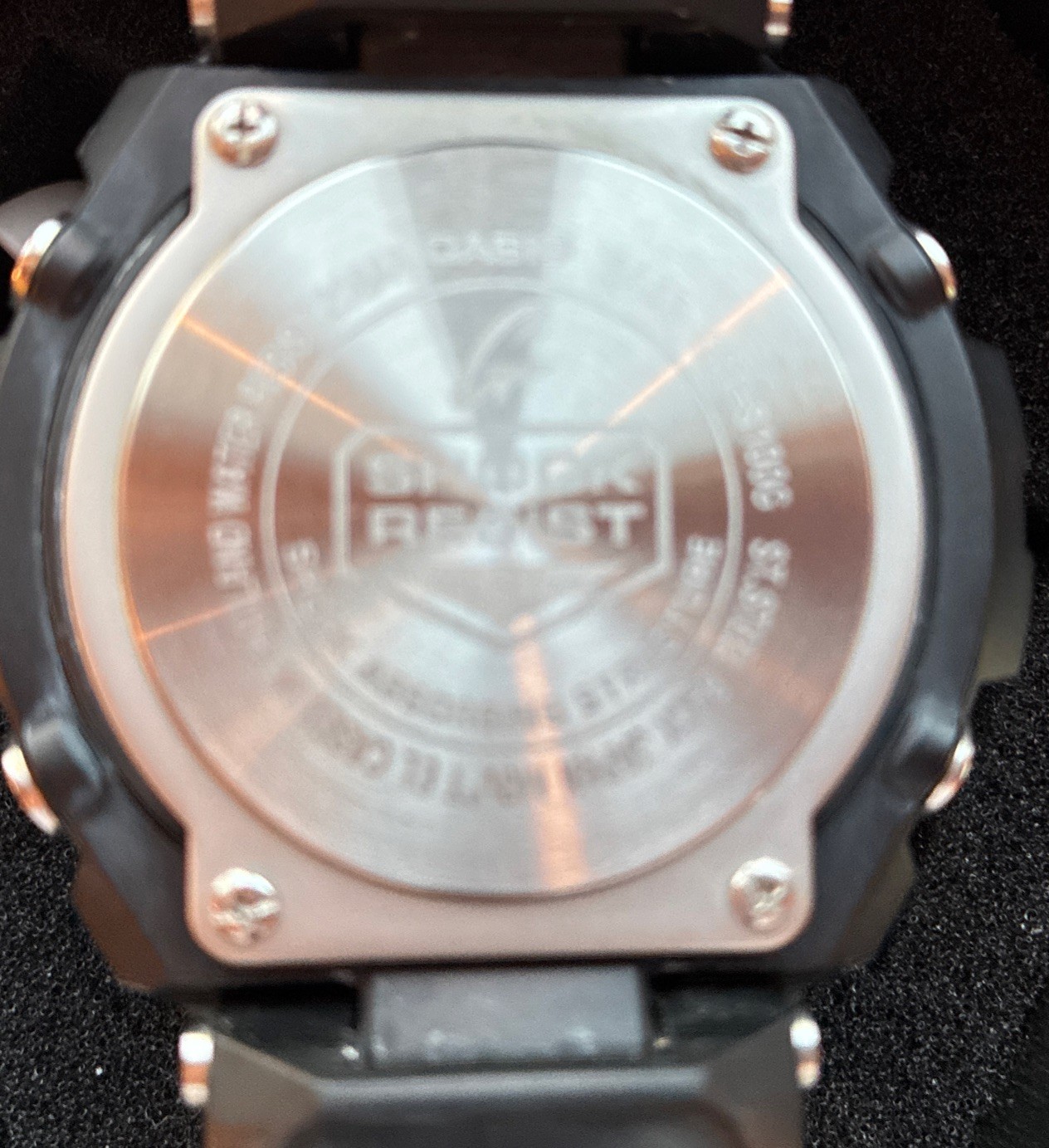 Casio G-Shock G-Steel Tough Solar Resin 20ATM GST-S100G Black Steel 48mm Watch