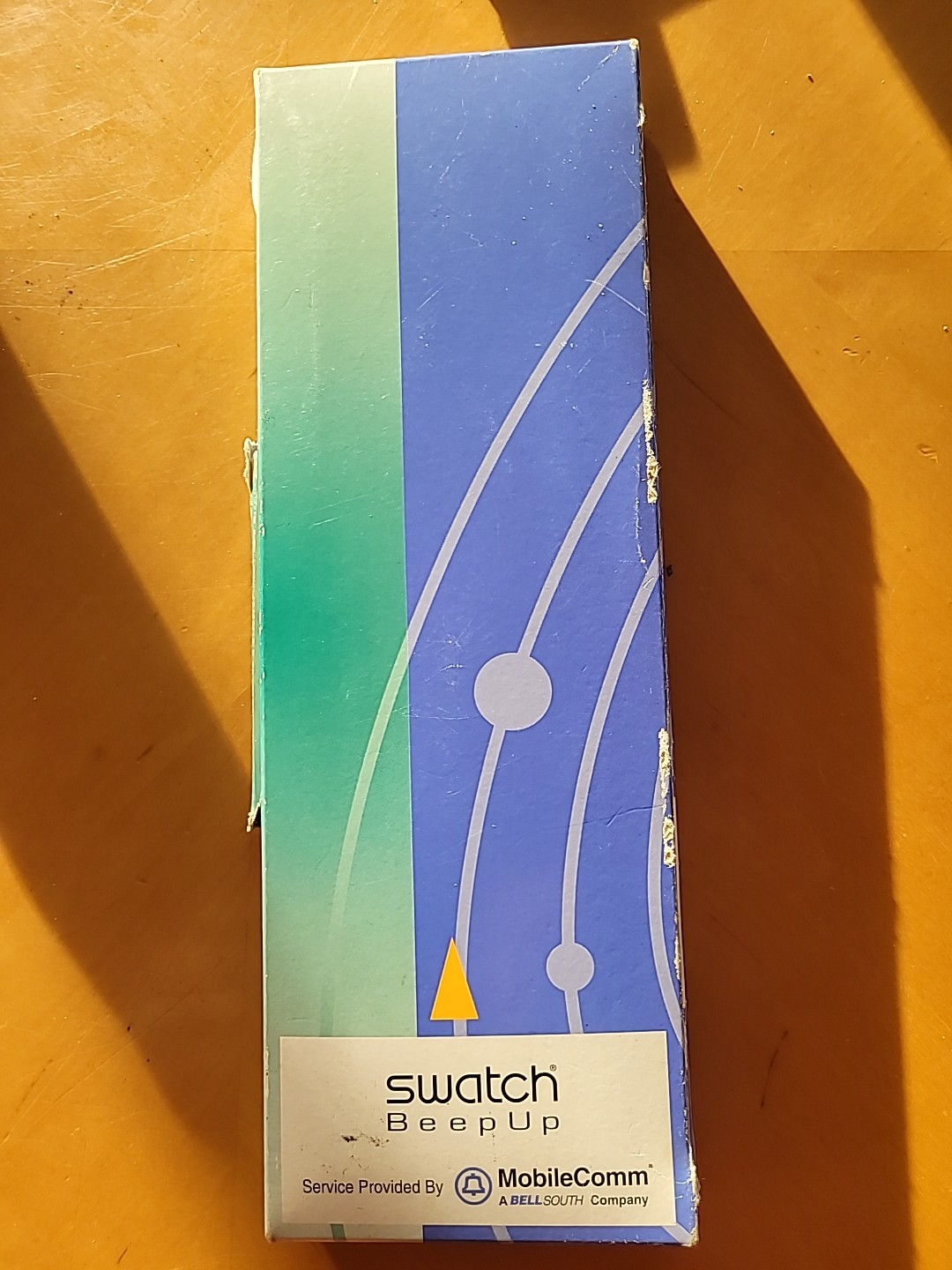 SWATCH 1993 PAGER BEEP UP Numeric Beeper Watch W/ Original Box & phone #