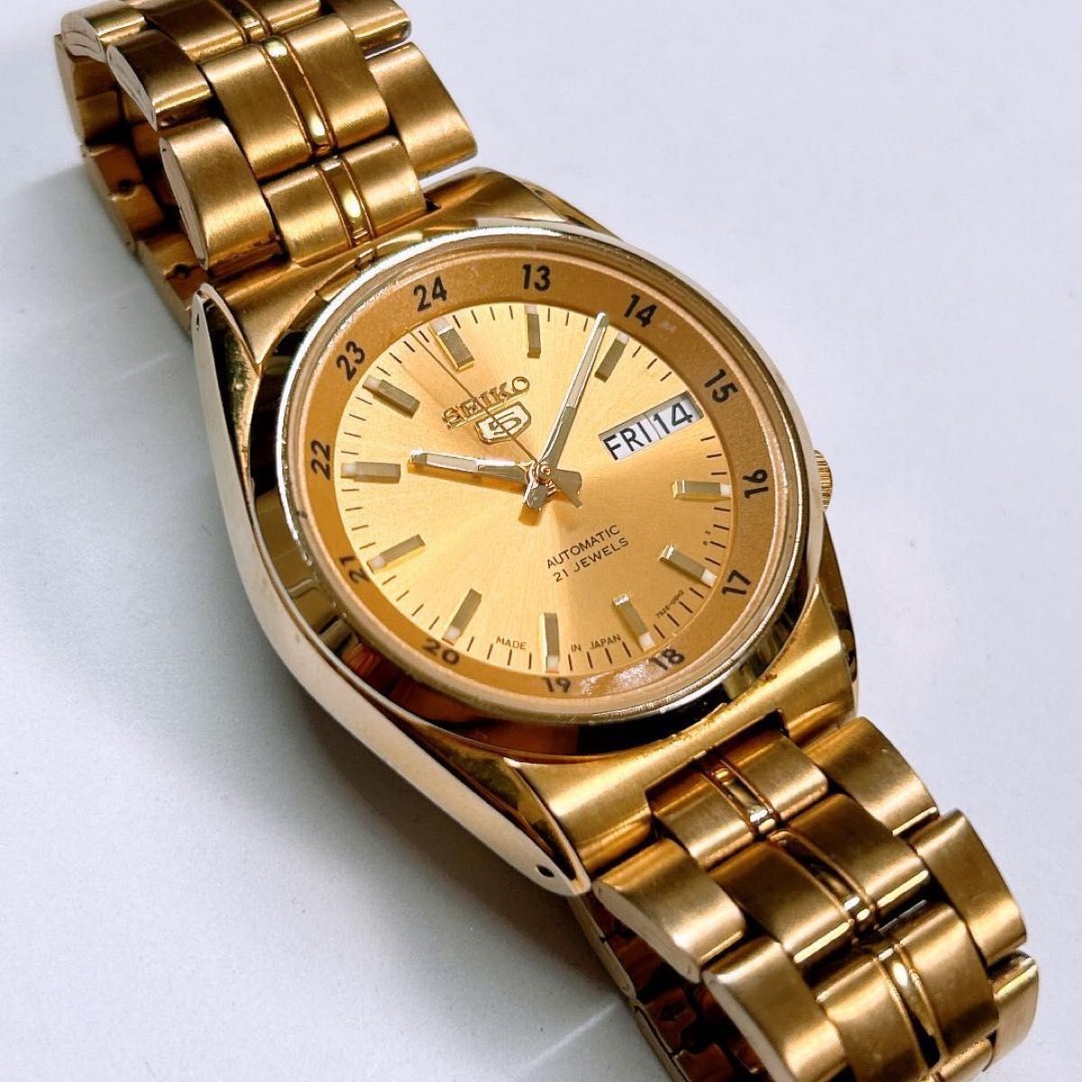 SEIKO 5 7S26-02C0 Automatic Day Date Watch