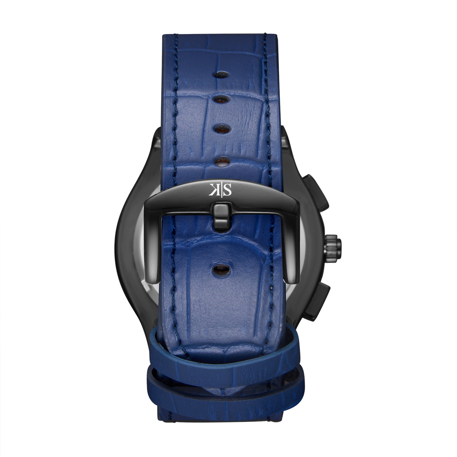 Kenneth Scott Men’s Multi Function Watch | White Dial, 44mm, 30 m (3 ATM)