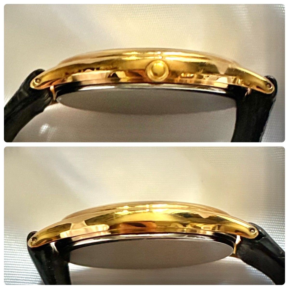 Working SEIKO Quartz Watch Spirit Gold Dial 5E31 6040 QZ