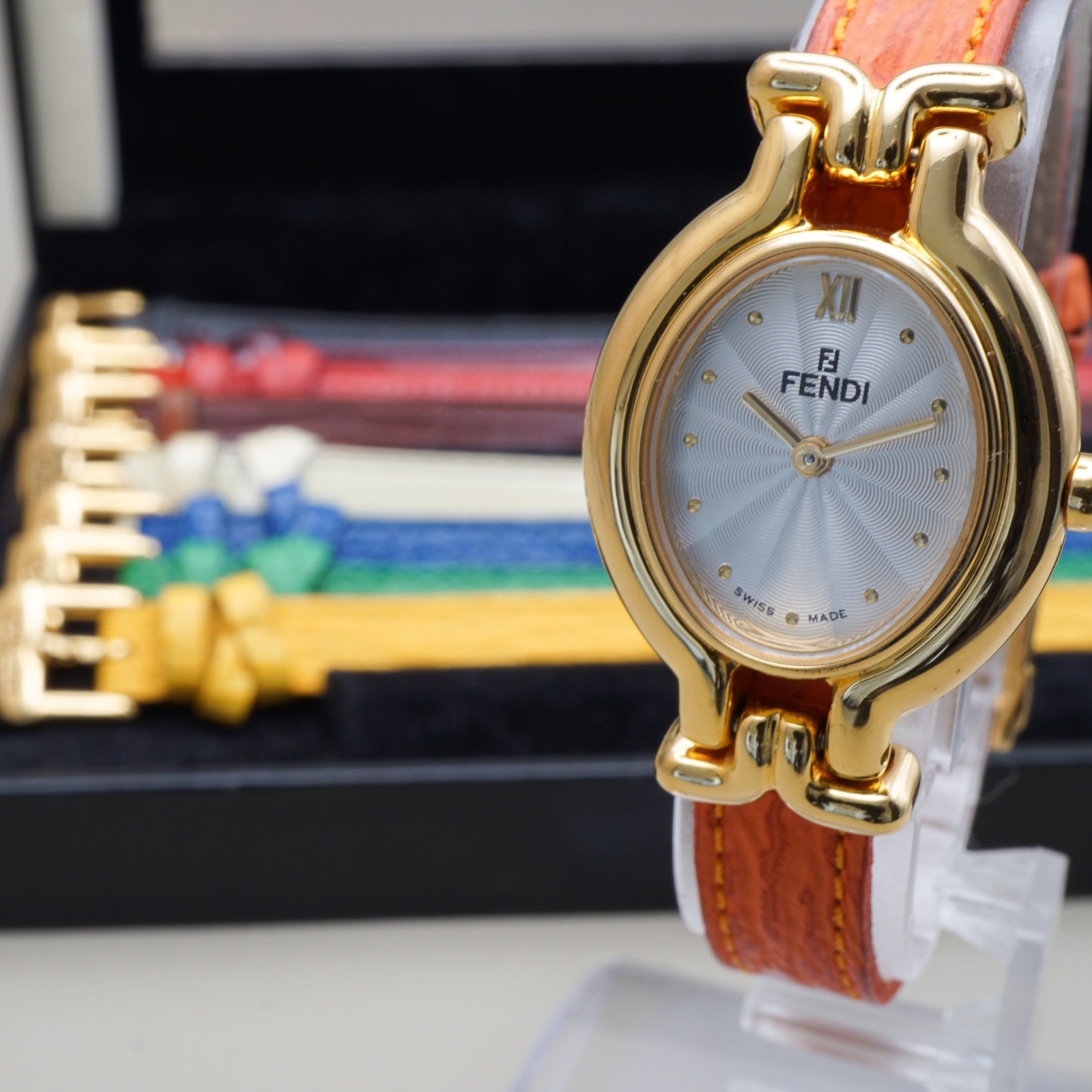 FENDI 640L Change Belt 9 Collors Chameleon Vintage Quartz Women’s Watch