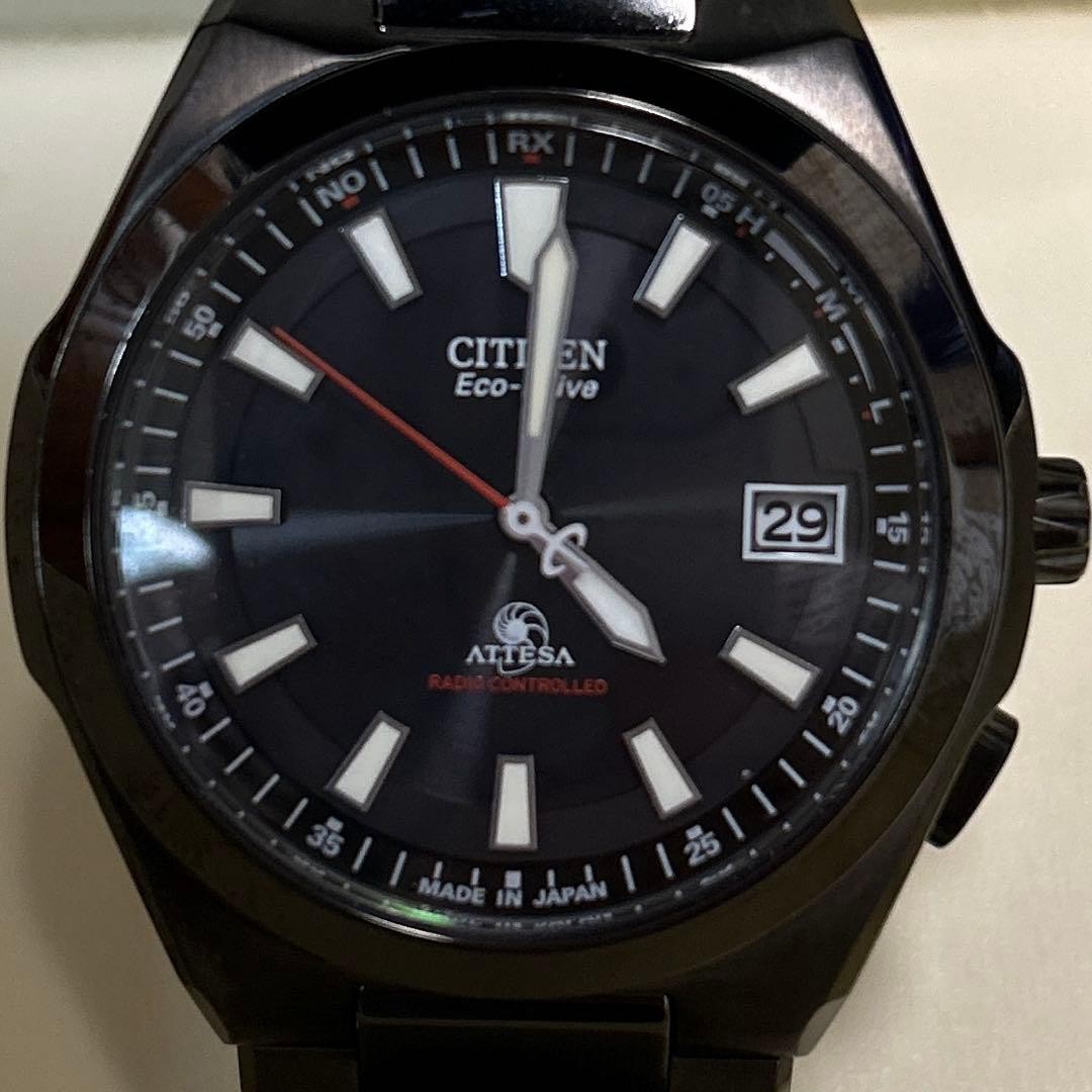 New Limited Edition CITIZEN Attesa ATD53 2723 Titanium Radio Solar