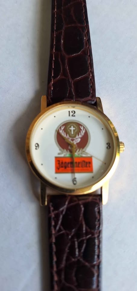 Jägermeister Gold Tone Watch New