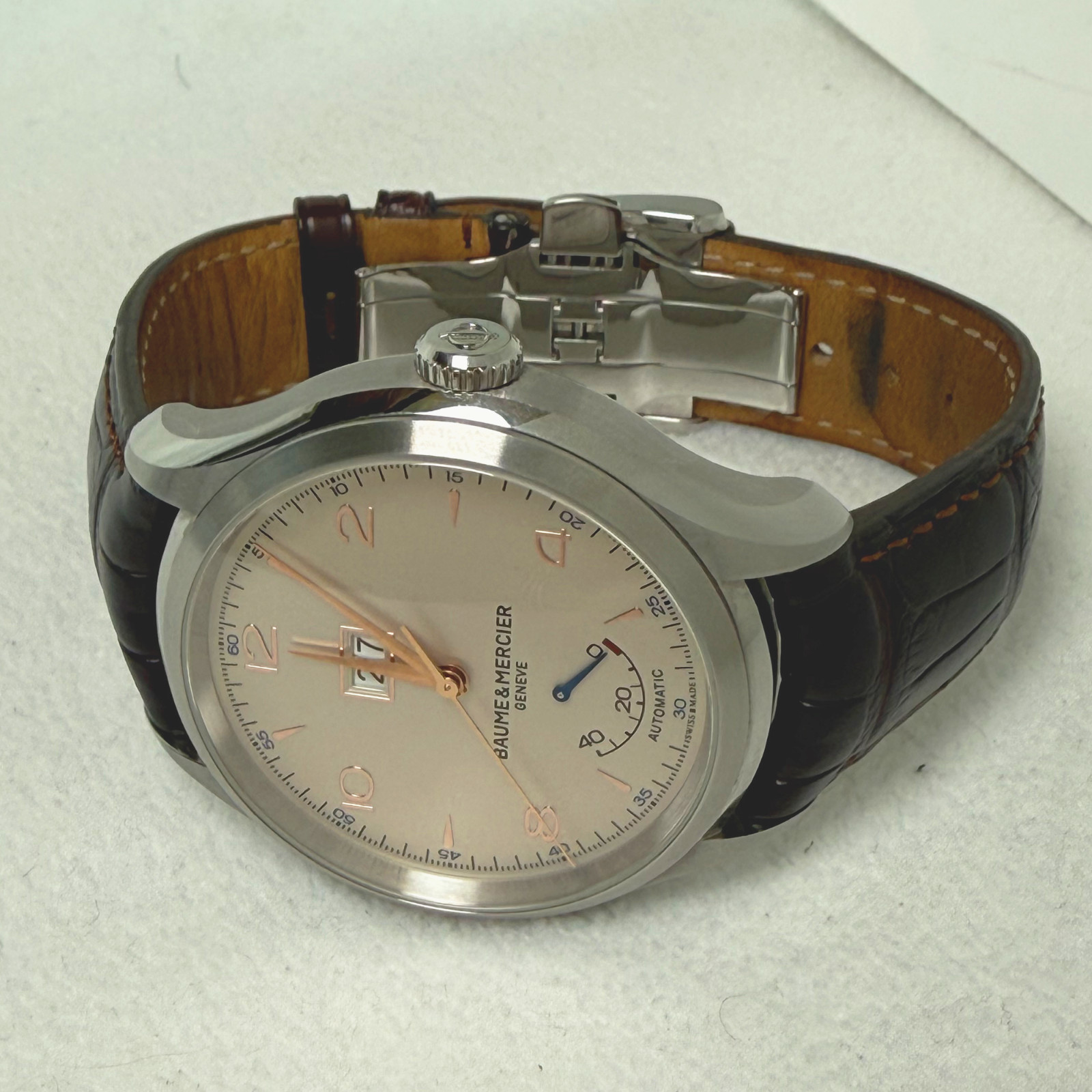 Baume & Mercier Clifton Big Date Power Reserve M0A10205 – Full Set Box & Papers