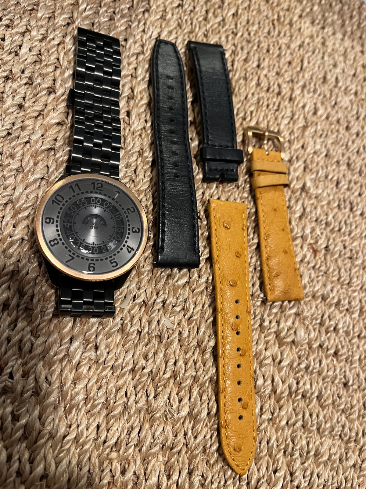 Xeric Cypher Automatic Black and Rose Gold Limited Edition with Xeric Box USED