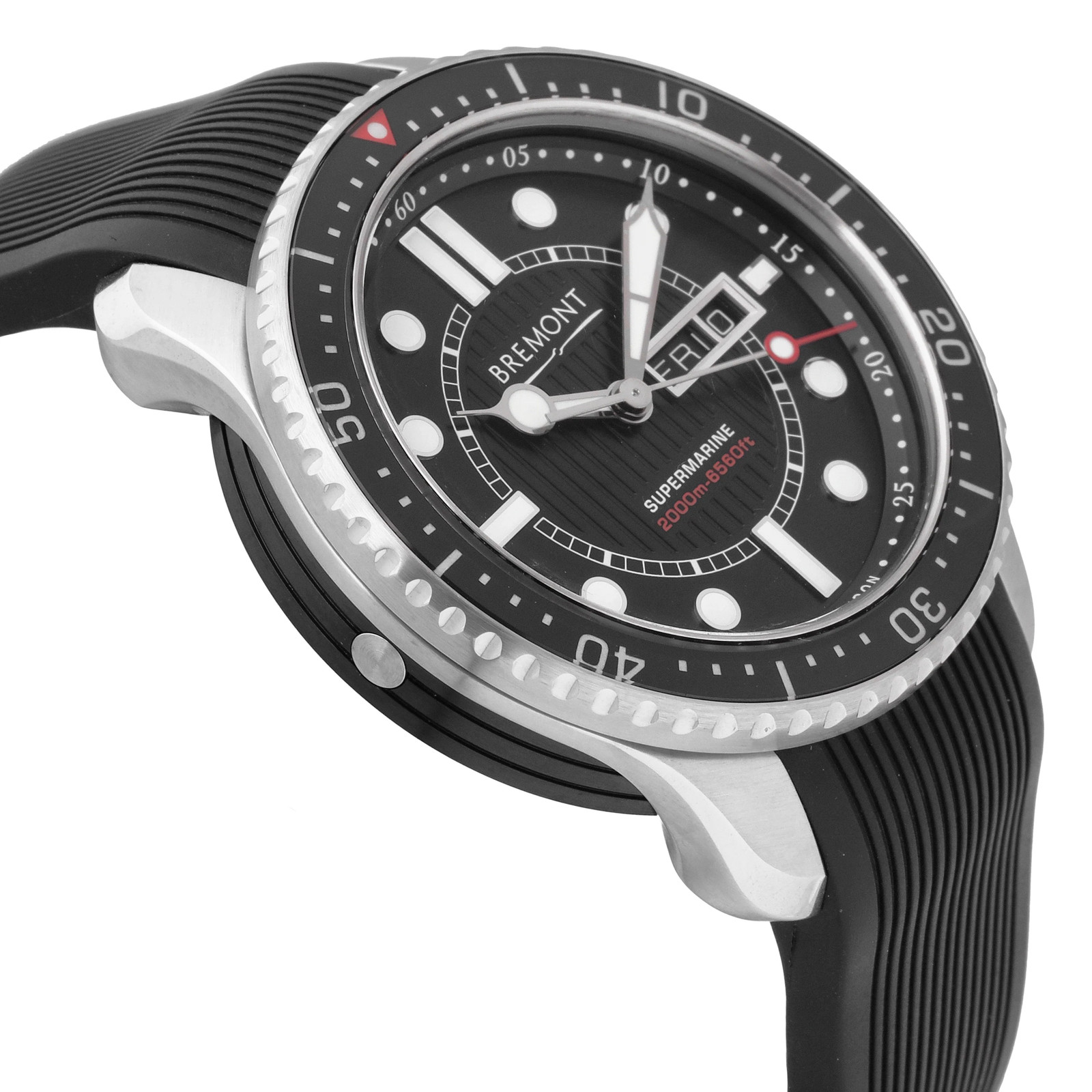 Bremont S2000 Stainless Steel Black Dial 45mm Automatic Men’s Watch S2000-BK-S