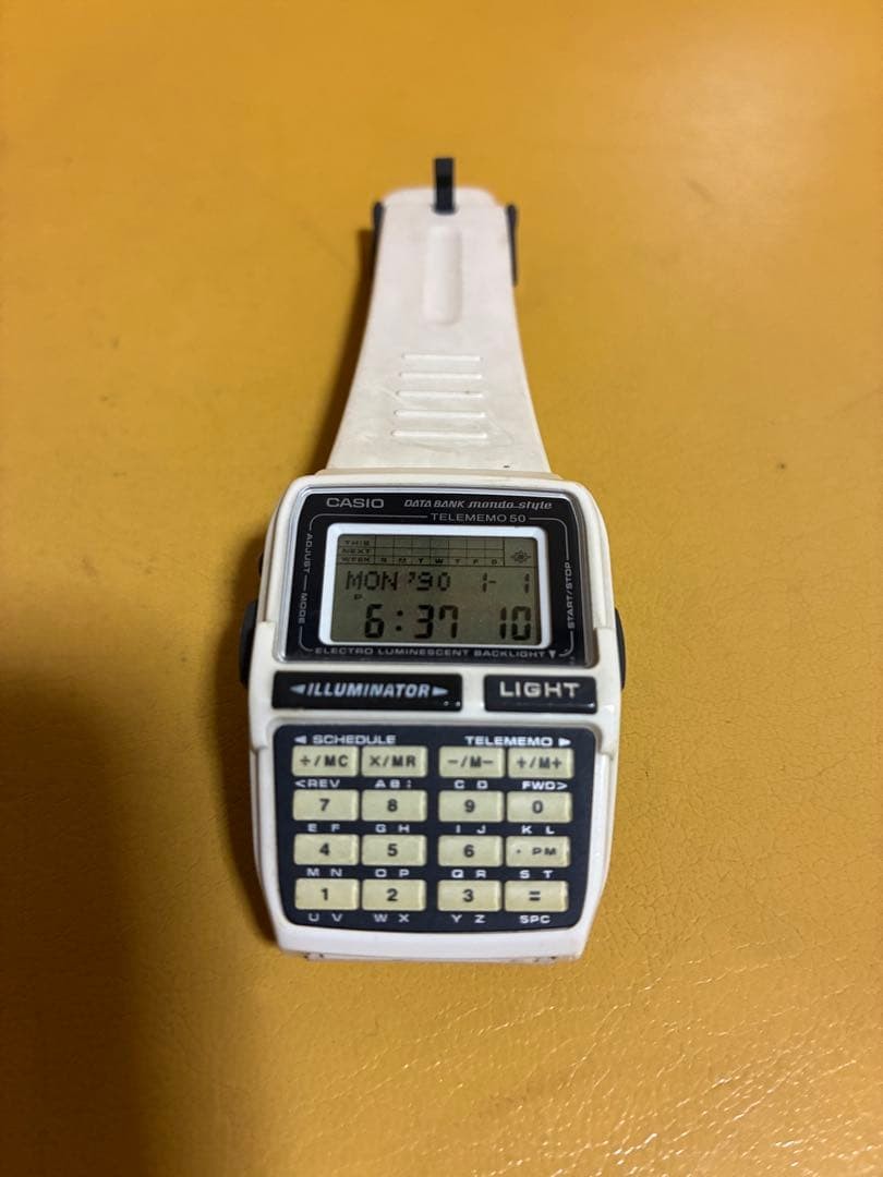 Casio DBC-63 Databank White Digital Watch