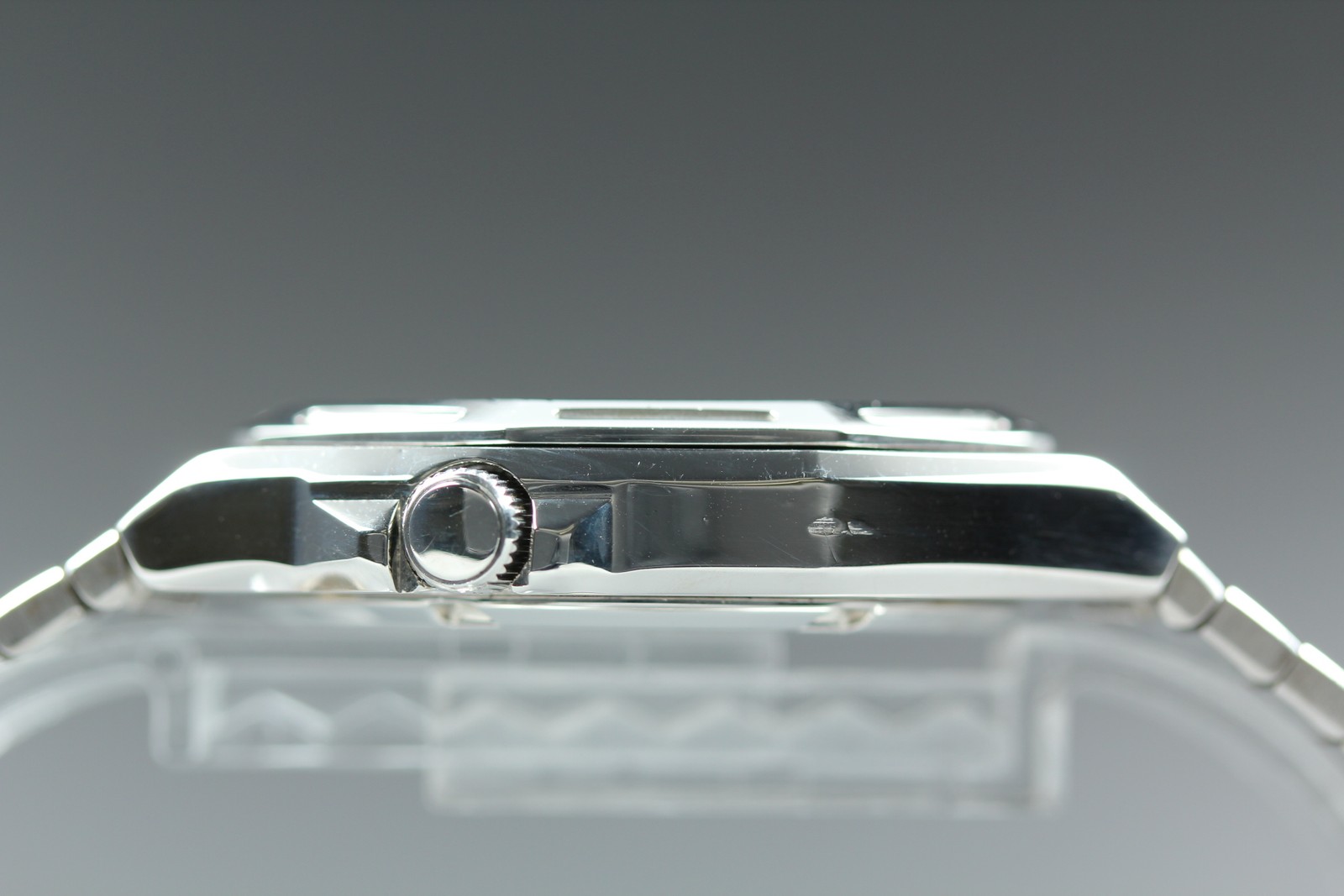 Vintage 1988 Near MINT Seiko Silver Wave Z 7123-8060 Gray Kanji Octagon Qz Men’s