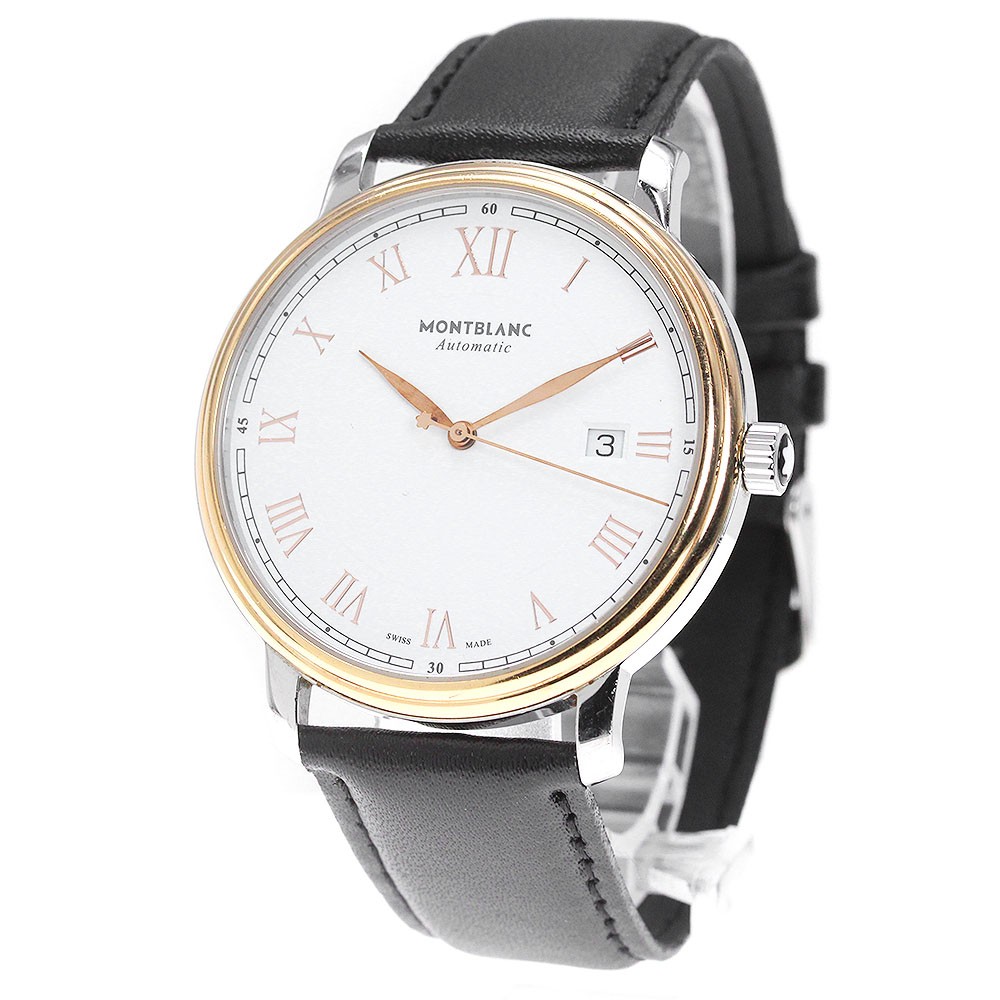 MONTBLANC Tradition 114336 Date White Dial Automatic Men’s Watch_862176