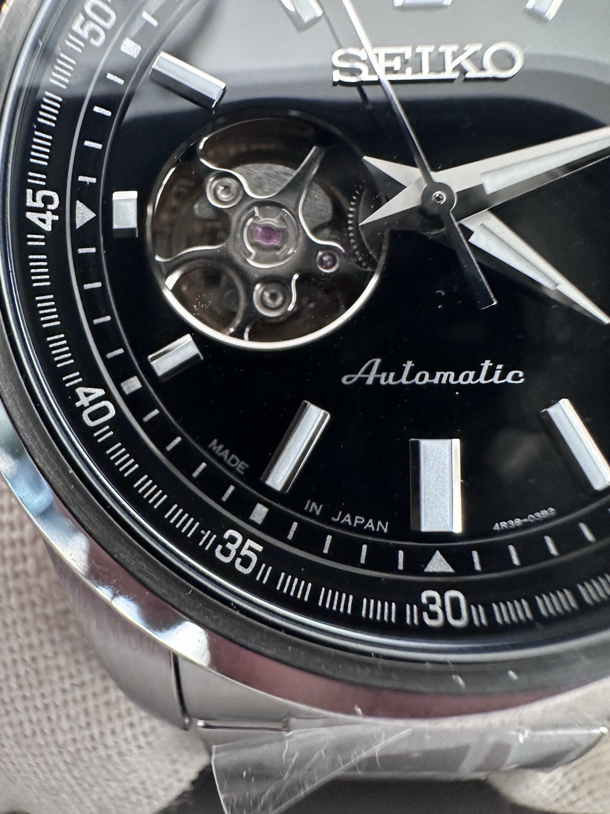 SEIKO Selection SCVE053 Automatic Open Heart Black Dial JDM – BRAND NEW