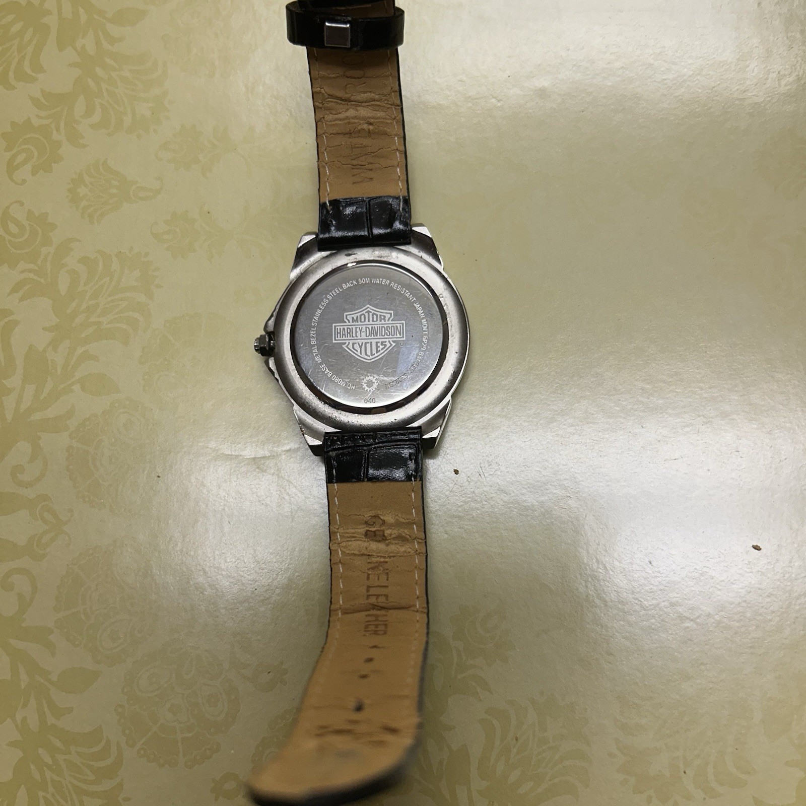 Harley-Davidson Men’s Watch Model HD M080 50M Water Resistant SS Back