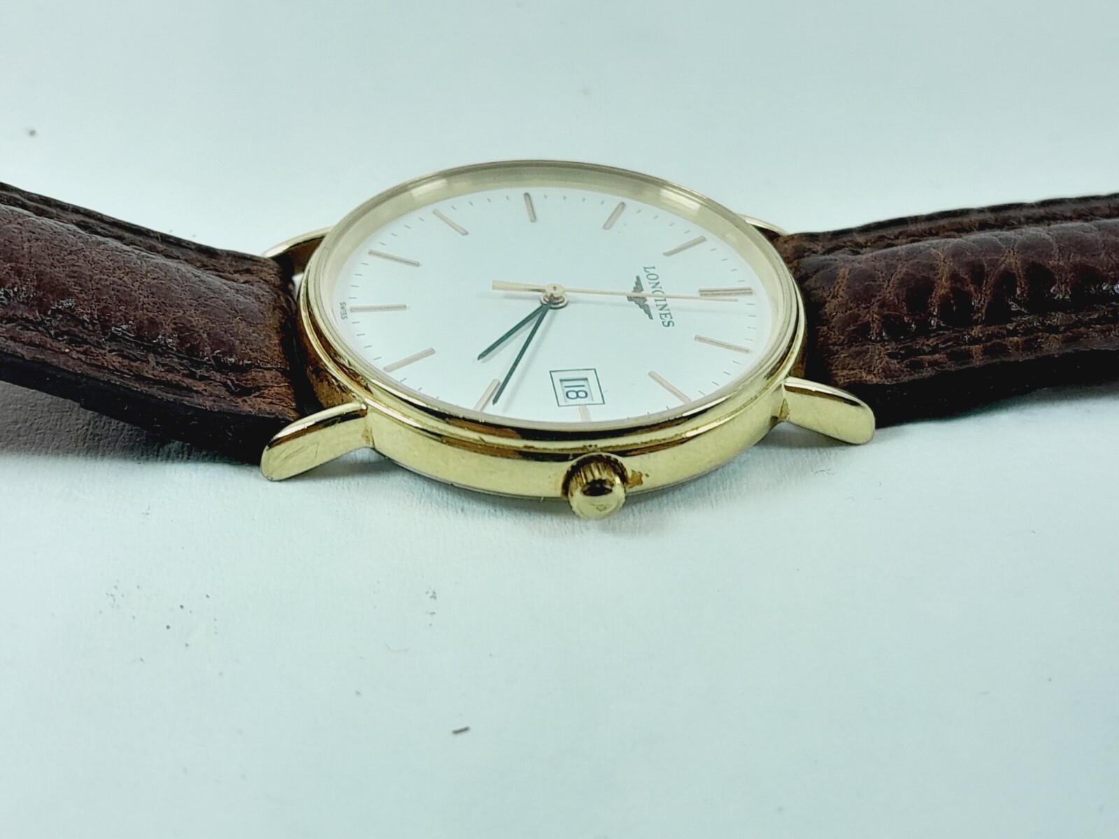 VINTAGE LONGINES GLASSIC QUARTEZ MEN’S WATCH L4.720.2 WORKING