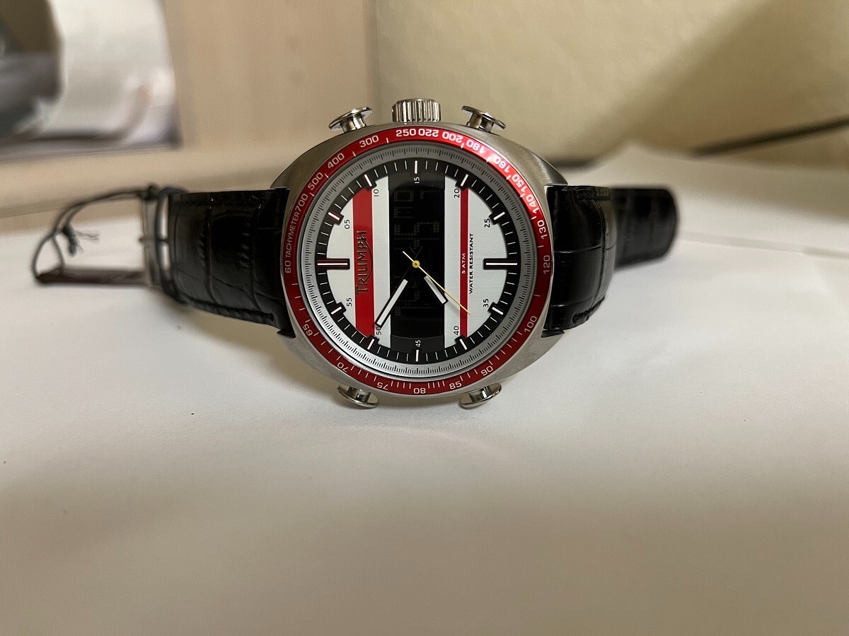 Men’s Triumph Motorcycle Watch Model 3021 Analog – digital RARE