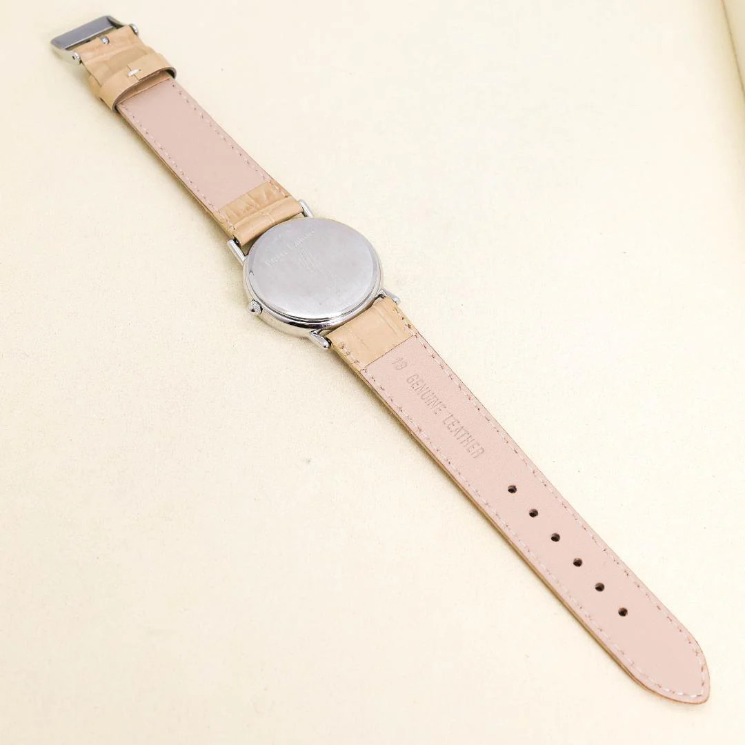 Pierre Lannier Quartz Silver 1.26×1.26 Beige Watch