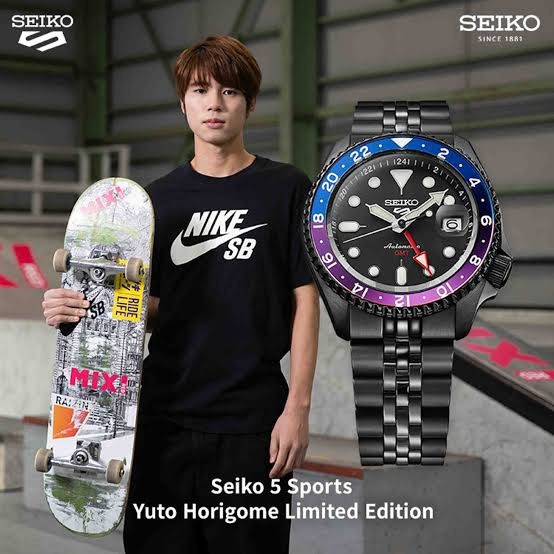 Seiko SSK027 – Yuto Horigome Seiko 5 GMT Automatic Limited Edition MADE IN JAPAN