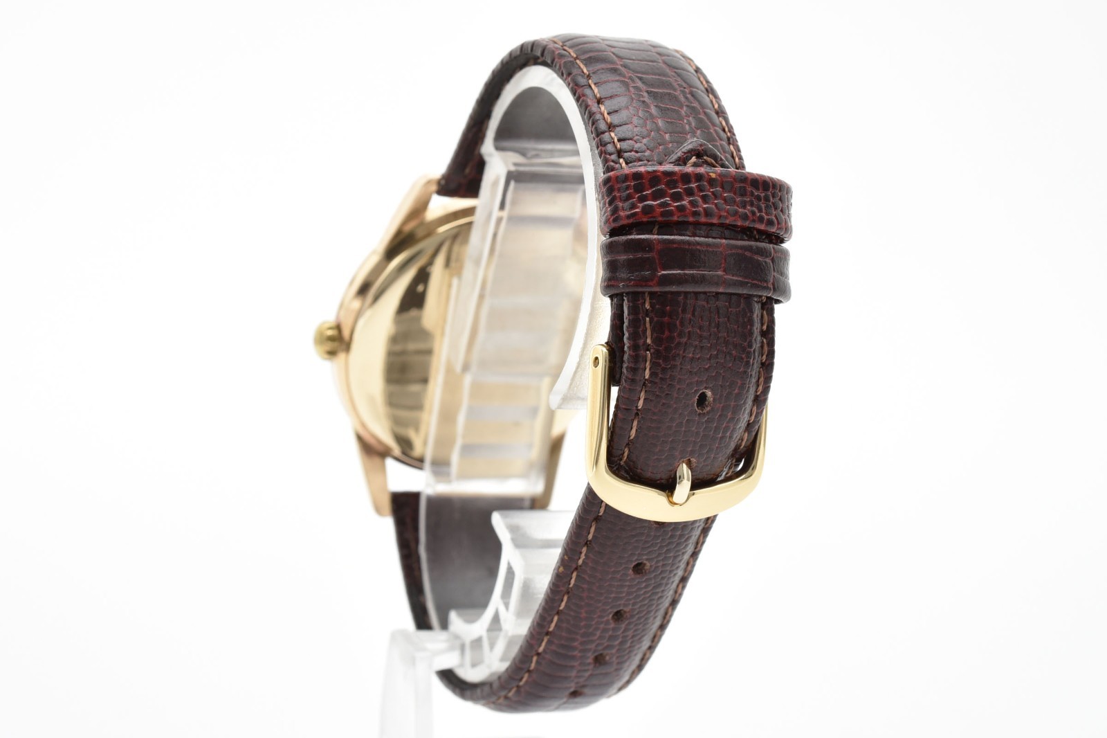 [Exc+5 New Belt] SEIKO Cronos Special 15033 Gold 36mm Men’s Manual Vintage Watch
