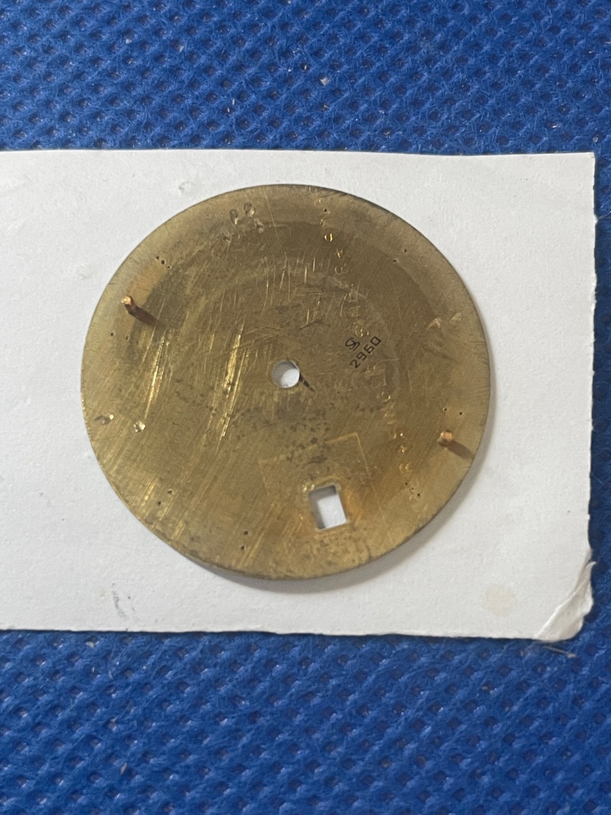 Genuine Omega Quartz White dial 26.4mm for cal. 1430 NOS (1/15598)