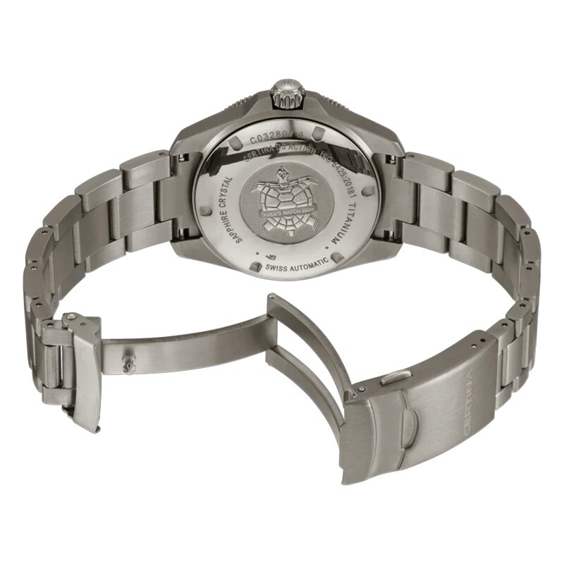 New Certina DS Action Diver 38mm Titanium Men’s Watch C0328074408100