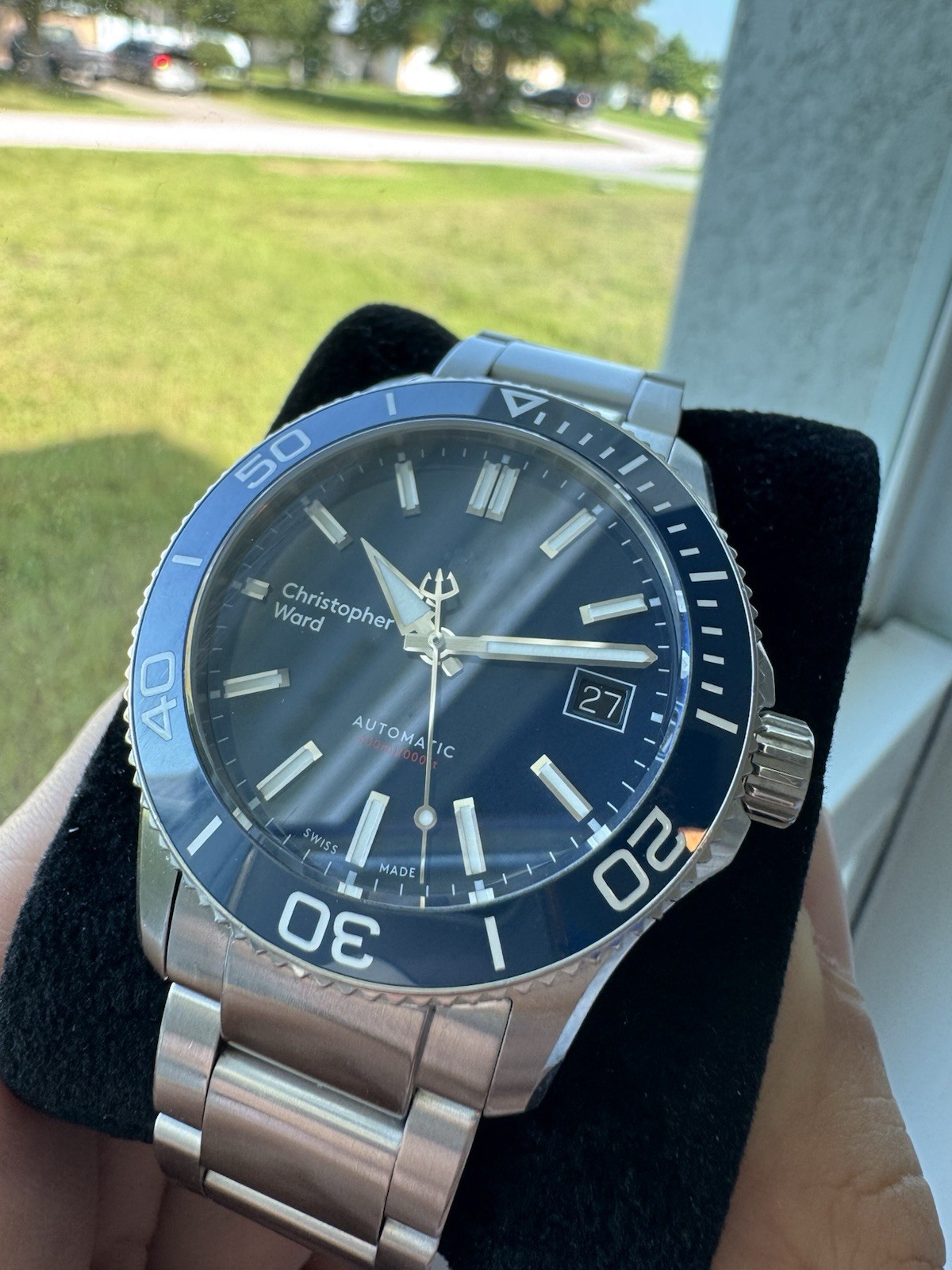 Christopher Ward C60 Trident Pro 600 MK3 – Blue – 38mm