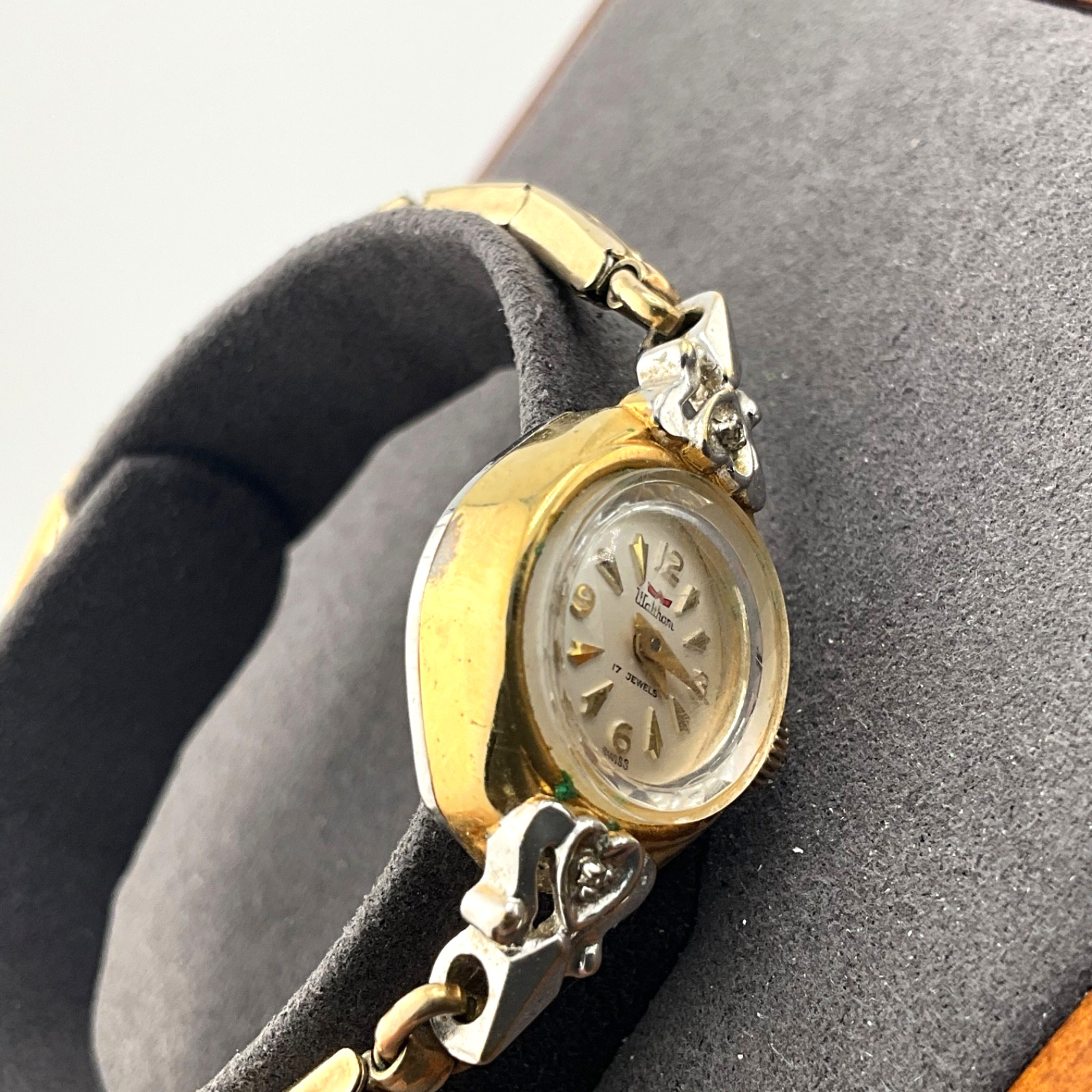 Vintage MCM Waltham Women’s Cocktail Watch 17 Jewels Swiss Wind Up Manual GF