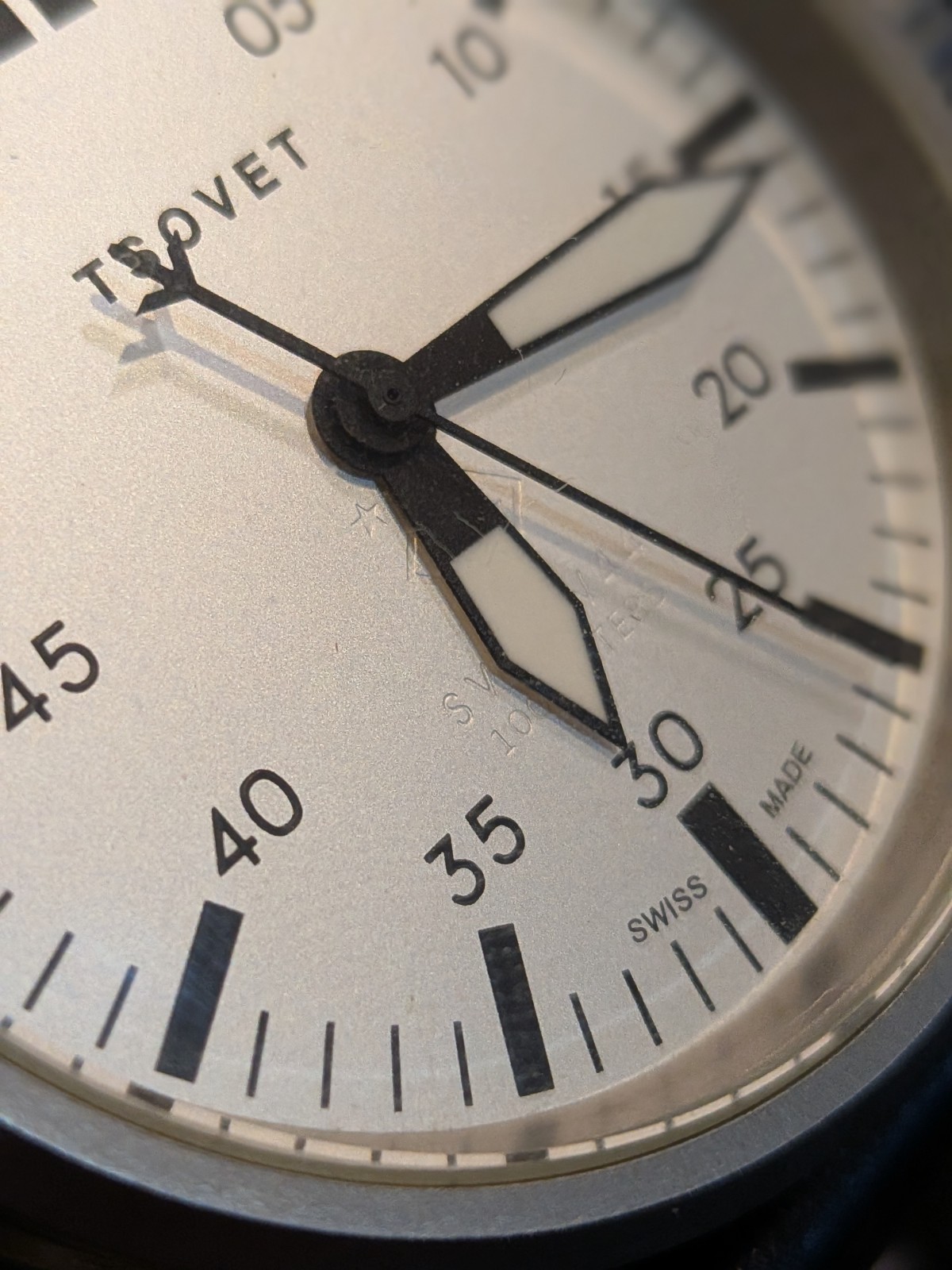 TSOVET men’s Aviator/Field watch 44mm