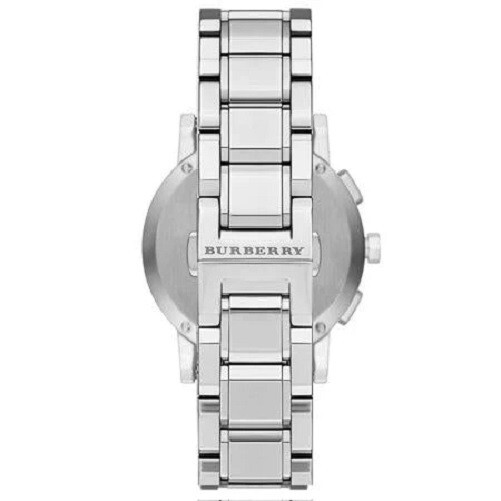 NEW GENUINE MEN’S BURBERRY BU9363 THE CITY BLUE SILVER WATCH – 2 Y.WARRANTY