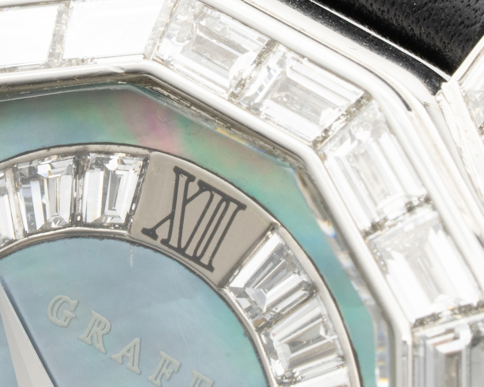 Graff London 36mm Diamond Ice Blue Mother-Of-Pearl Dial Watch