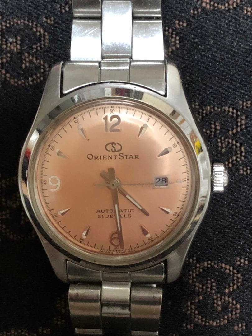 Orient Star 21 Jewels Ladies Wristwatch Timepiece Analog Stainless Steel