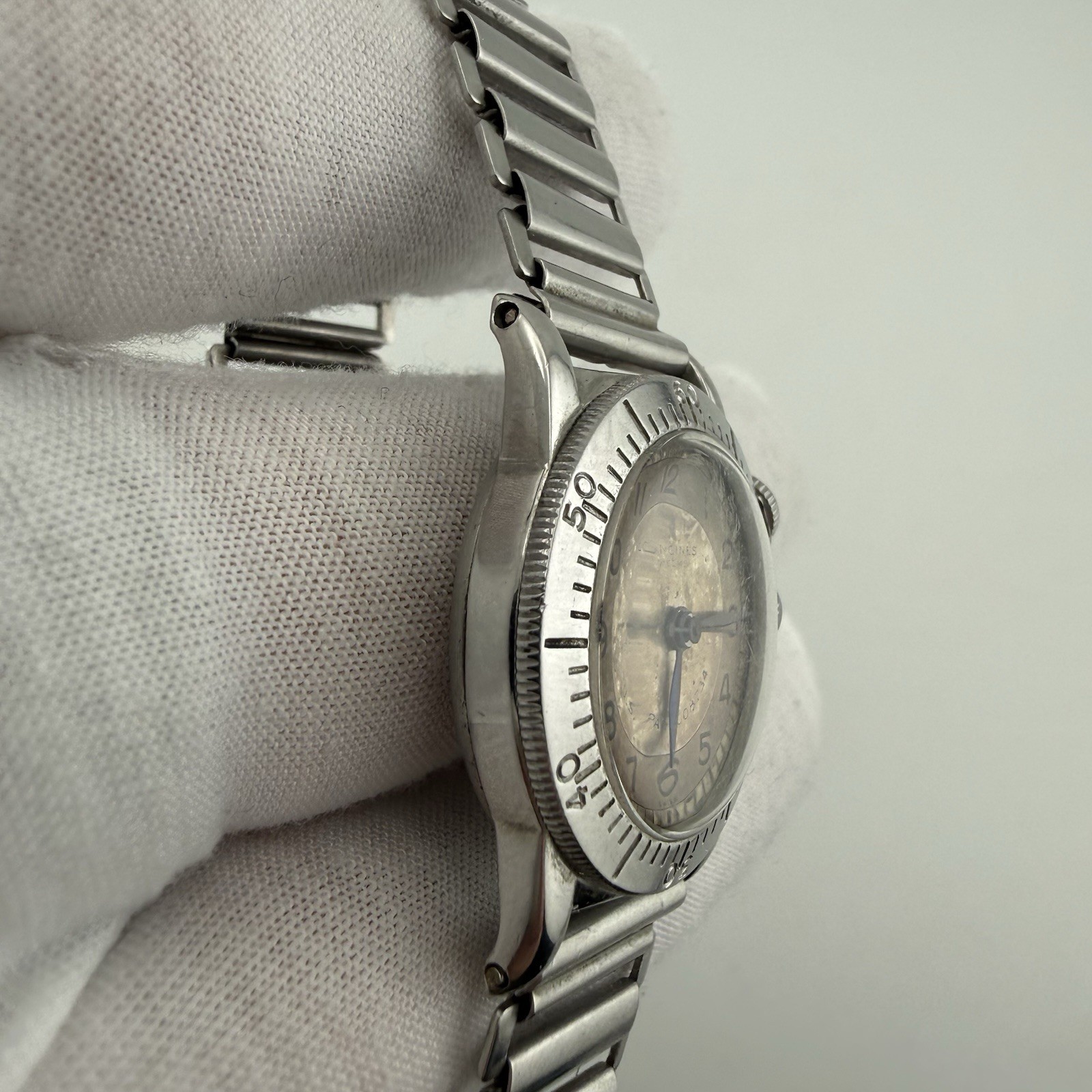 Vintage 1940’s Longines Weems Pilots Mechanical Watch – Working