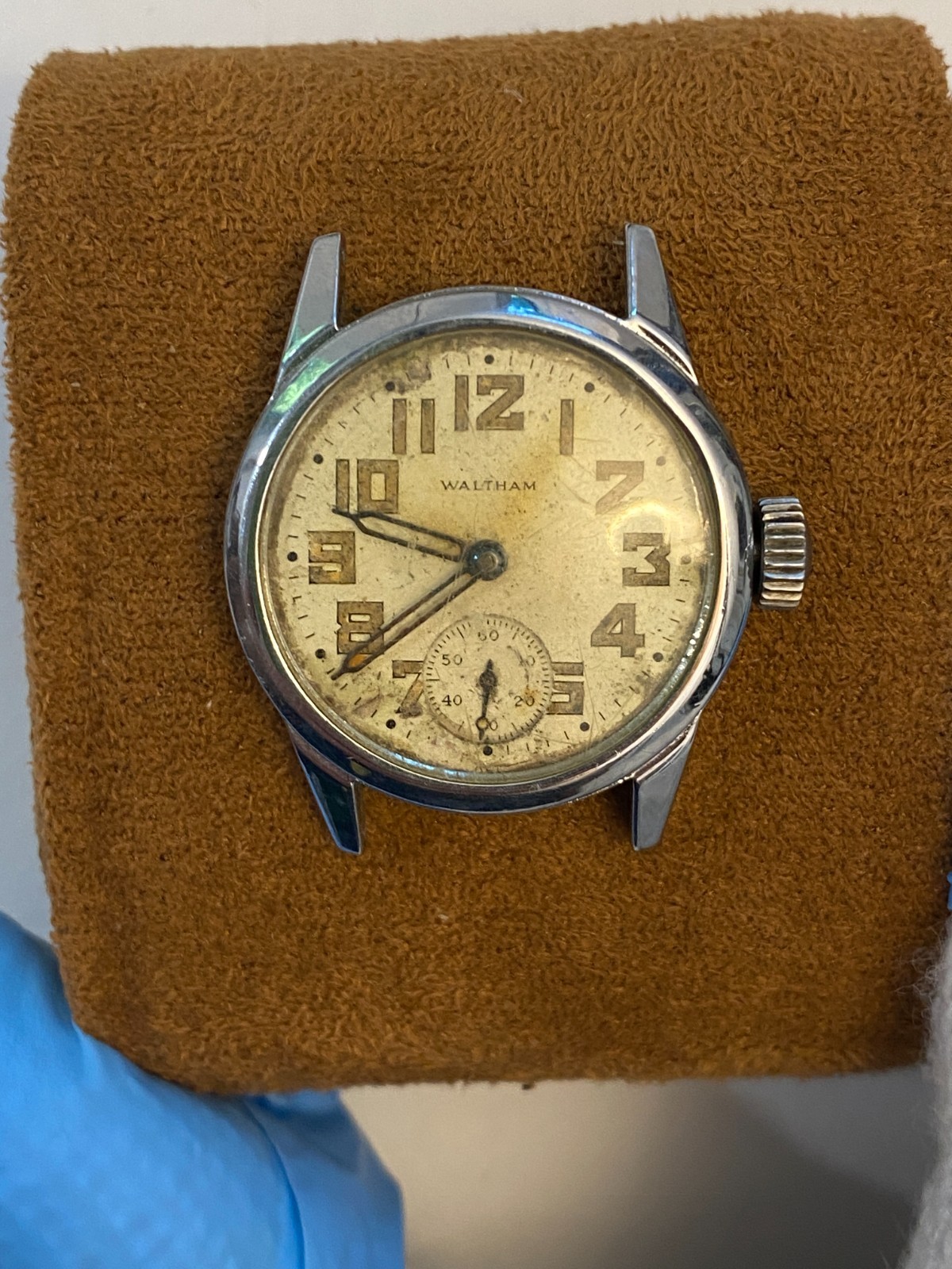 WWII Waltham ORD U.S. Army Watch | Rare 1945 Service Inscription From Germany