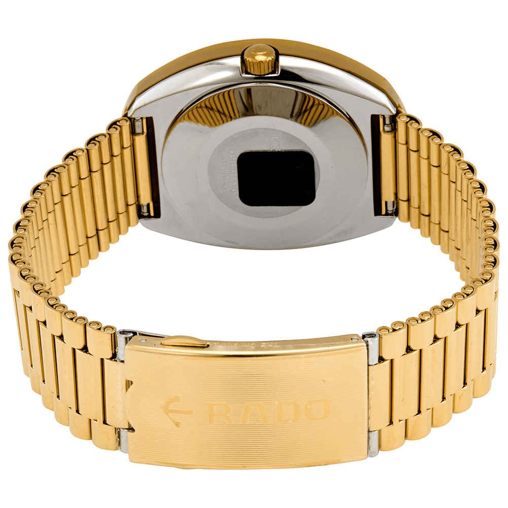 Rado The Original Automatic Gold Dial Yellow Gold PVD Men’s Watch R12413503