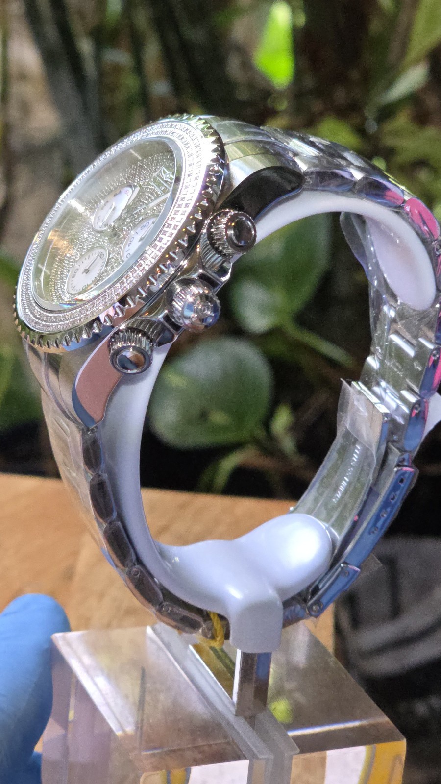 INVICTA SWISS MADE DIAMOND 2 CTW GRAND DIVER PRO 300M STAINLESS STEEL WATCH SALE