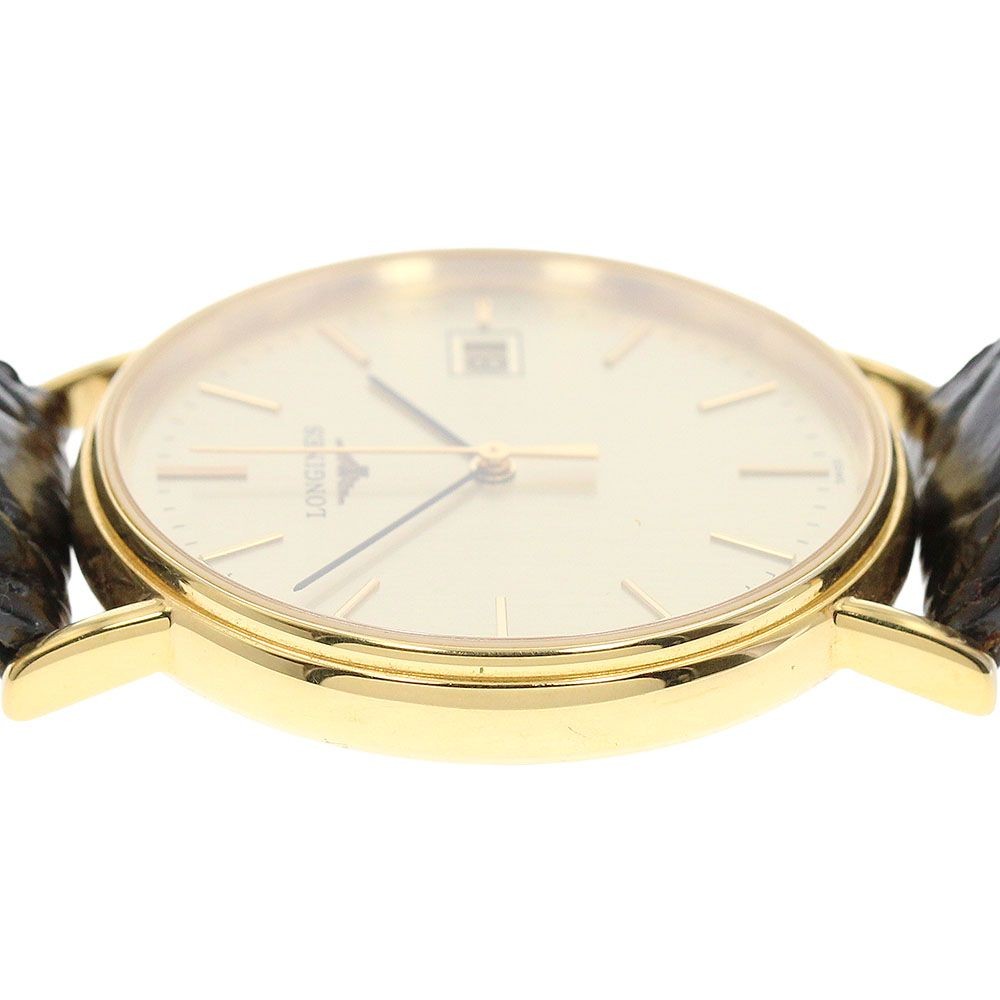 Longines Presence L4.720.2 Date Quartz Unisex Watch Wrist 19cm/7.5in