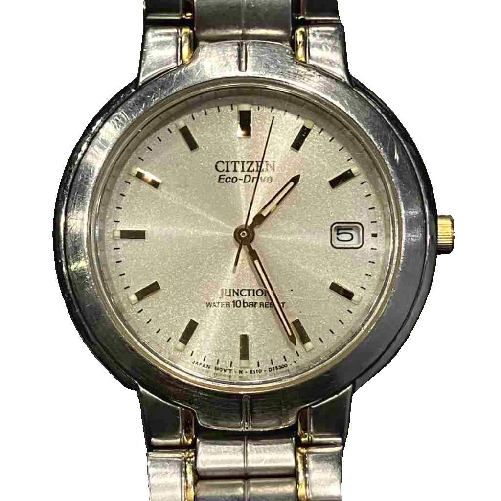 [A1R] Citizen Eco Drive Solar Silver Color Watch [r2t]